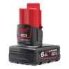 MILWAUKEE M12™ Β6  12V ΜΠΑΤΑΡΙΑ 6.0 AH - Image 2