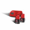 MILWAUKEE M12™ NRG-202 ΜΠΑΤΑΡΙΕΣ 12V 2.0AH ΤΑΧΥΦΟΡΤΙΣΤΗΣ M12-12 C