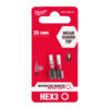 SHOCKWAVE™ IMPACT DUTY ΜΥΤΕΣ HEX 3 mm x 25 mm – 2 ΤΕΜ