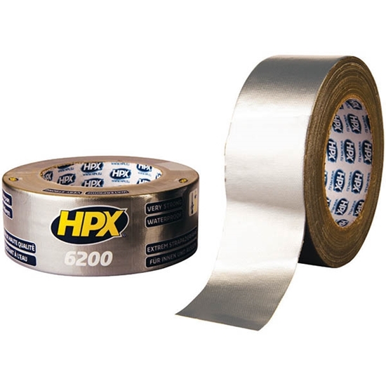 HPX Υφασμάτινη Ταινία Επισκευών 48mmx5m Ασημί