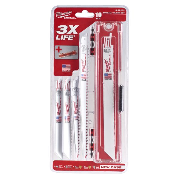 MILWAUKEE ΣΕΤ ΛΑΜΕΣ ΣΠΑΘΟΣΕΓΑΣ ΓΕΝΙΚΗΣ ΧΡΗΣΗΣ ΤΕΜ 10