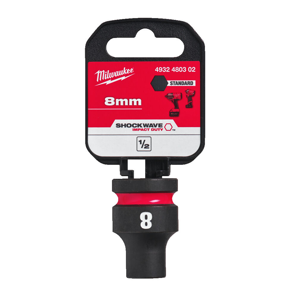 MILWAUKEE ½” SHOCKWAVE™ ΚΑΡΥΔΑΚΙ ΚΡΟΥΣΗΣ 8mm