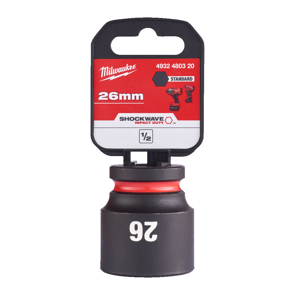 MILWAUKEE ½” SHOCKWAVE™ ΚΑΡΥΔΑΚΙ ΚΡΟΥΣΗΣ 26mm