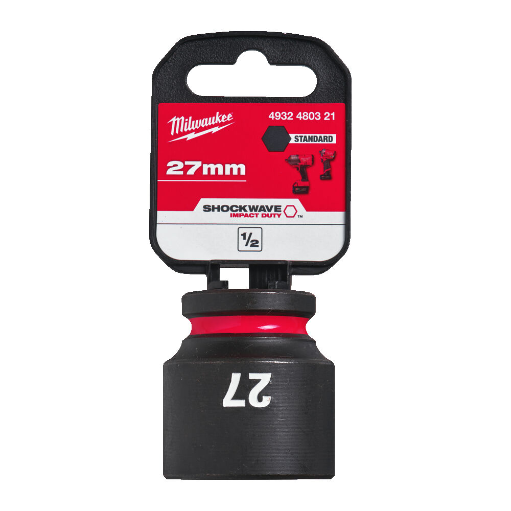 MILWAUKEE ½” SHOCKWAVE™ ΚΑΡΥΔΑΚΙ ΚΡΟΥΣΗΣ 27mm