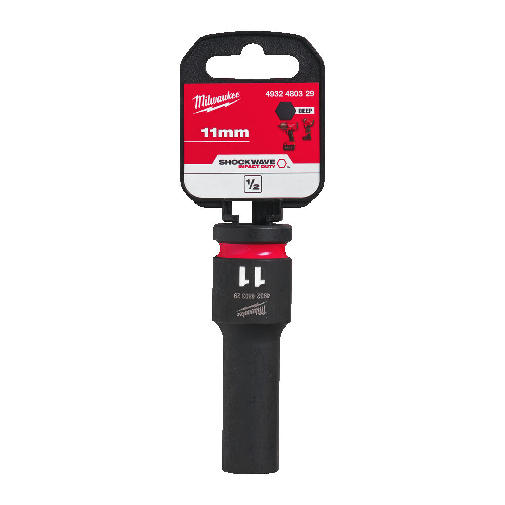 MILWAUKEE ½” SHOCKWAVE™ ΜΑΚΡΥ ΚΑΡΥΔΑΚΙ ΚΡΟΥΣΗΣ 11mm
