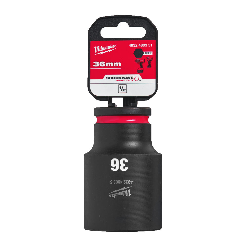 MILWAUKEE ½” SHOCKWAVE™ ΜΑΚΡΥ ΚΑΡΥΔΑΚΙ ΚΡΟΥΣΗΣ 36mm