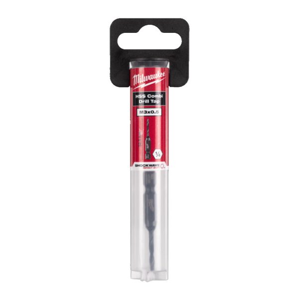 MILWAUKEE 1/4″ HSS-G 3 ΣΕ 1 ΤΡΥΠΑΝΙ ΚΟΛΑΟΥΖΟ M3 x 52mm