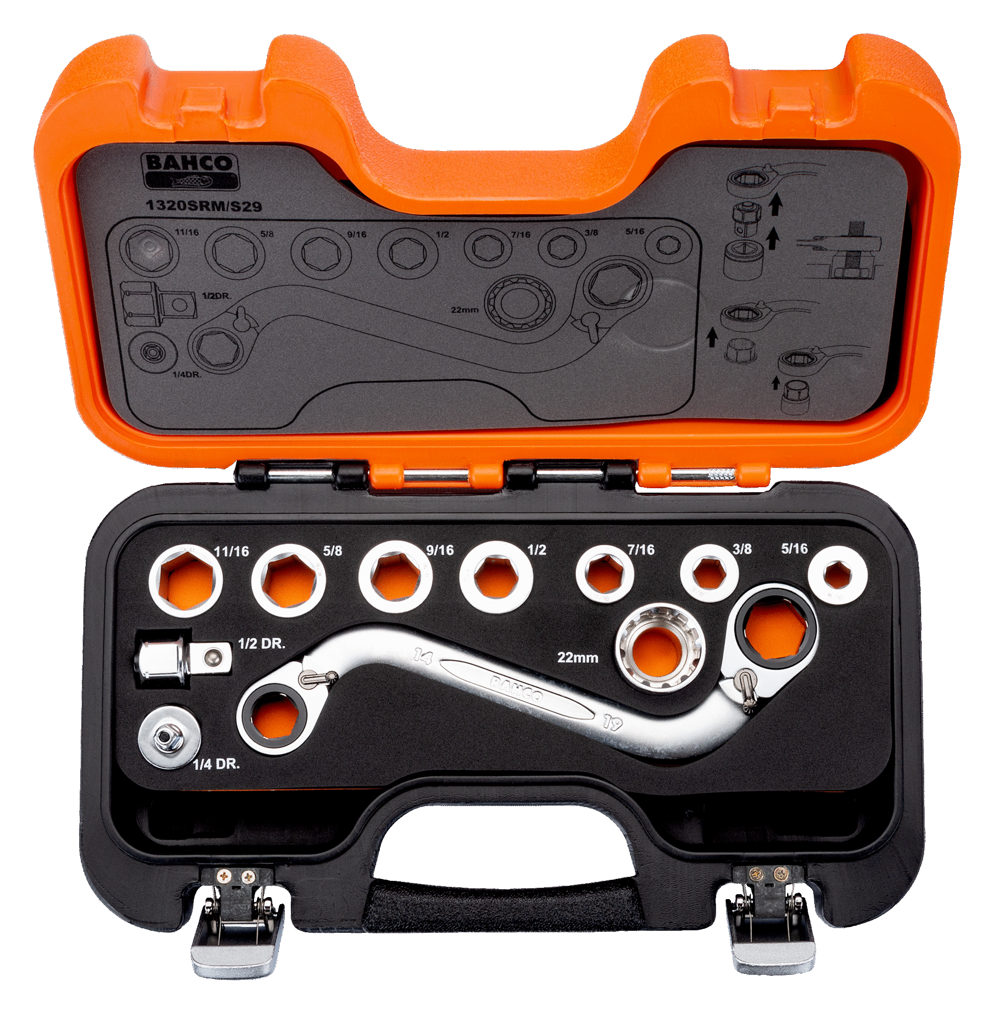 BAHCO Συλλογή Κλειδιού Δακτυλίου Καστάνιας Τύπου S - Image 2