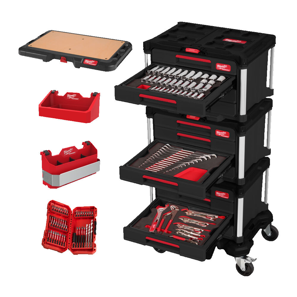 MILWAUKEE PACKOUT Σετ Εργαλείων Χειρός 382 τεμαχίων - Image 2
